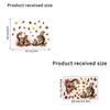 Maple Leaf Squirrel Wall Sticker - Removable Self-Adhesive Art for Living Room, Bedroom, Entrance, or Cabinet (MLC109)