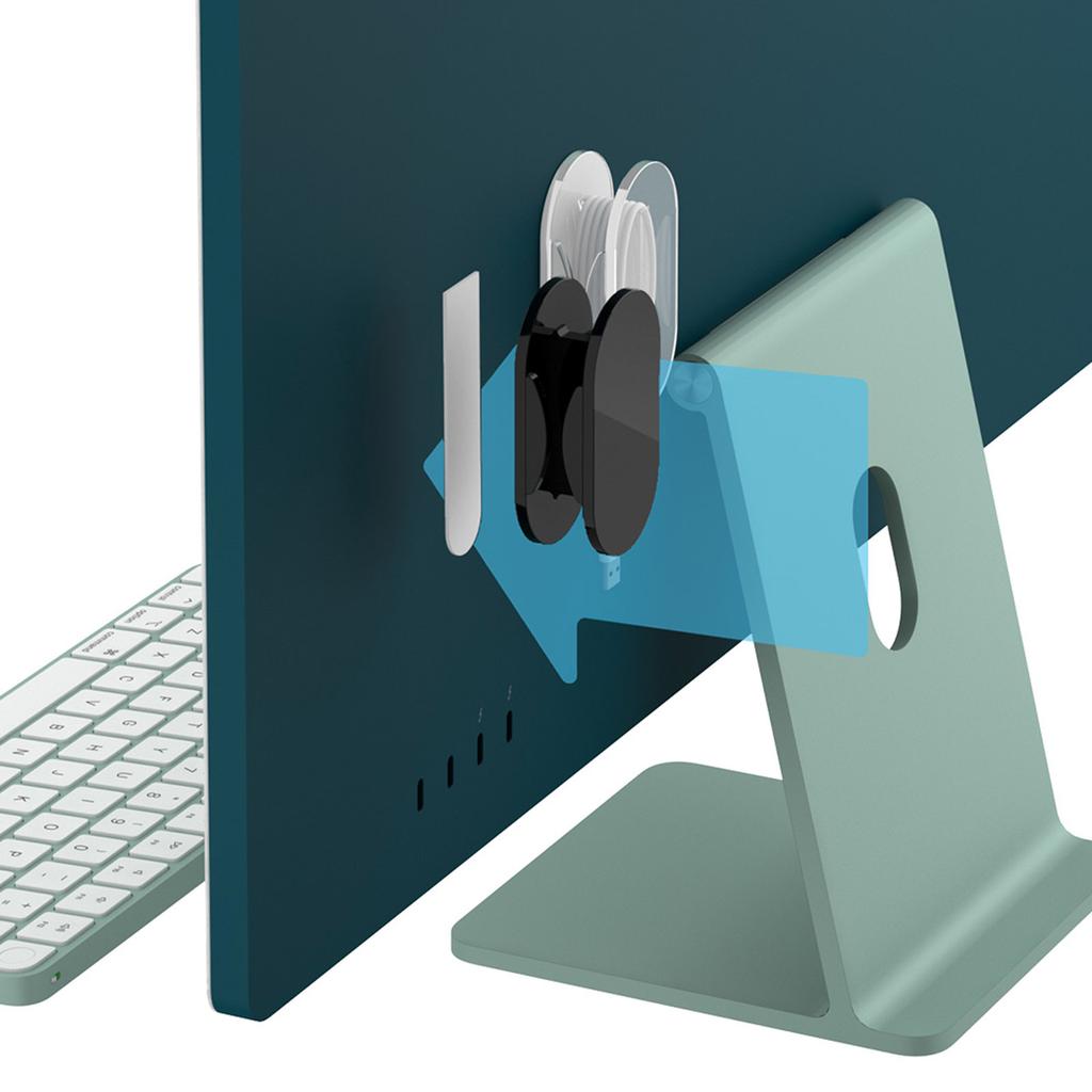 2Pcs Cable Organizer Self Adhesive Cord Winder Cable Holder Charging Cable Winder for Home Office