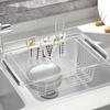 Stainless Steel Utensil Storage Rack Hanging Breathable Cutlery Organizer Drained Chopsticks Holder Fork