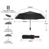 Windproof Automatic Double Umbrella Rain Women 3Fold Female Male 10 Bone Business Umbrellas Men Gift Parasol