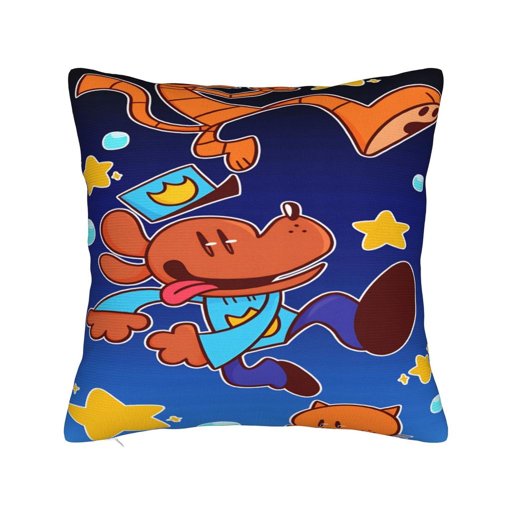 D-Dog Man DogmanS Movie Comic Pillow Cover Morden Pillow Case For Sofa Home Decoration Print Pillowcases Gift