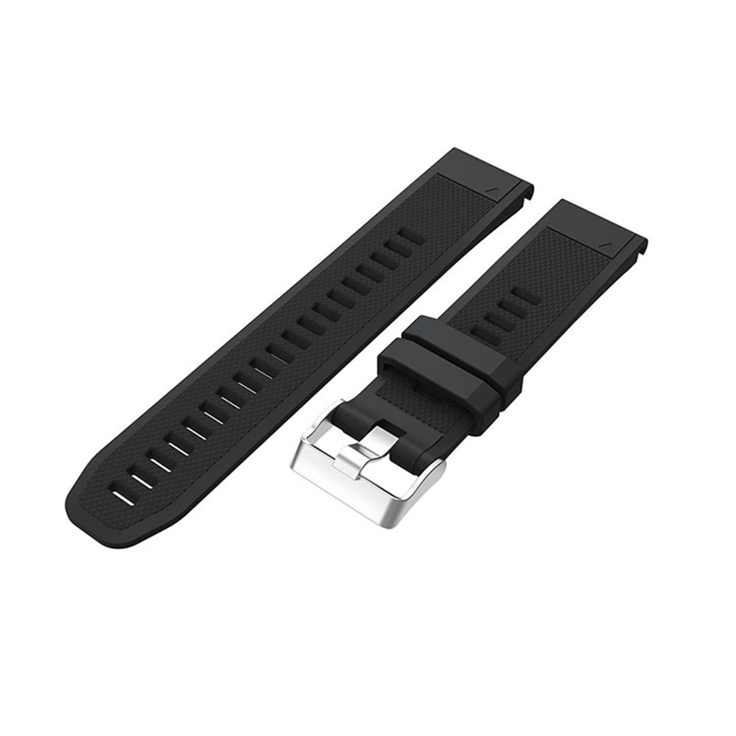 

KALEBOL KLB-LWGJ-001 For Garmin Fenix 7/7 Pro Watch Bracelet QuickFit 22mm Strap with Grid Texture White