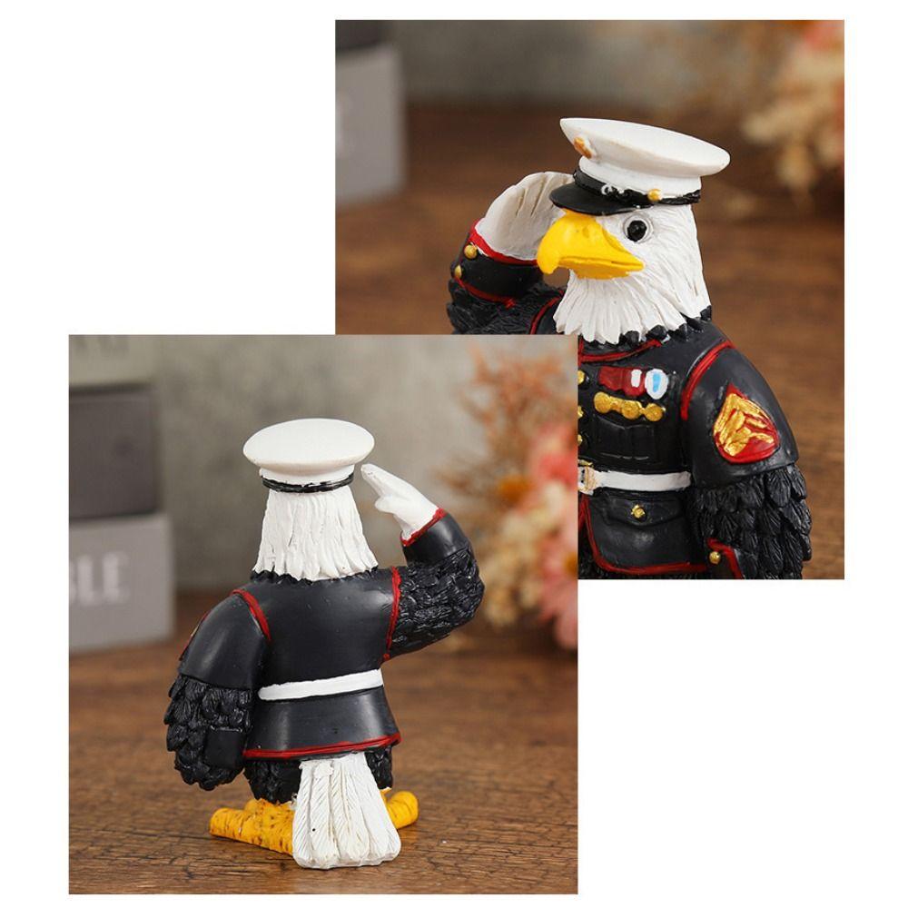 Art Eagle Ornament Cute Animal Sculpture Desktop Ornament Eagle Statue Living Room