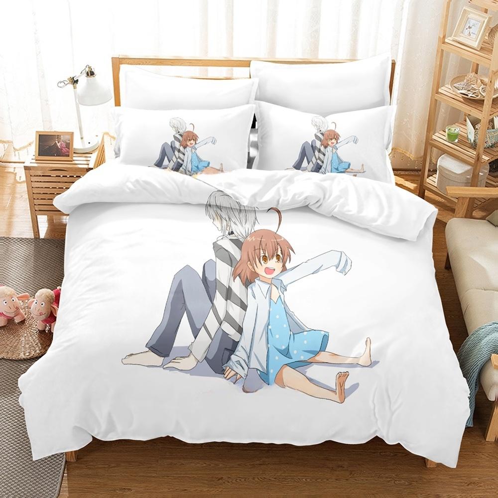 3D Printed Anime A Certain Magical Index Bedding Set Single Twin Full Queen King Size Bed Set Adult Kid Bedroom Duvetcover Sets