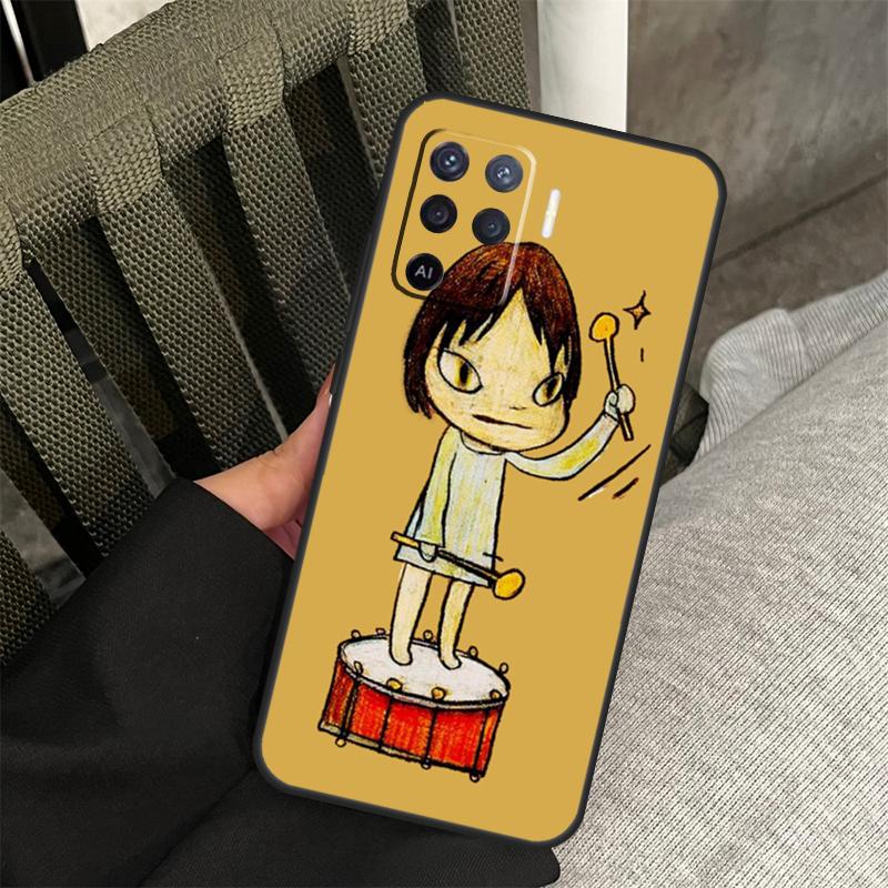 Yoshitomo Nara Hülle Für Oppo A18 A38 A58 A78 A98 A74 A94 A54 A40 A60 A80 A16 A76 A96 A15 A57S A17 A77 Abdeckung