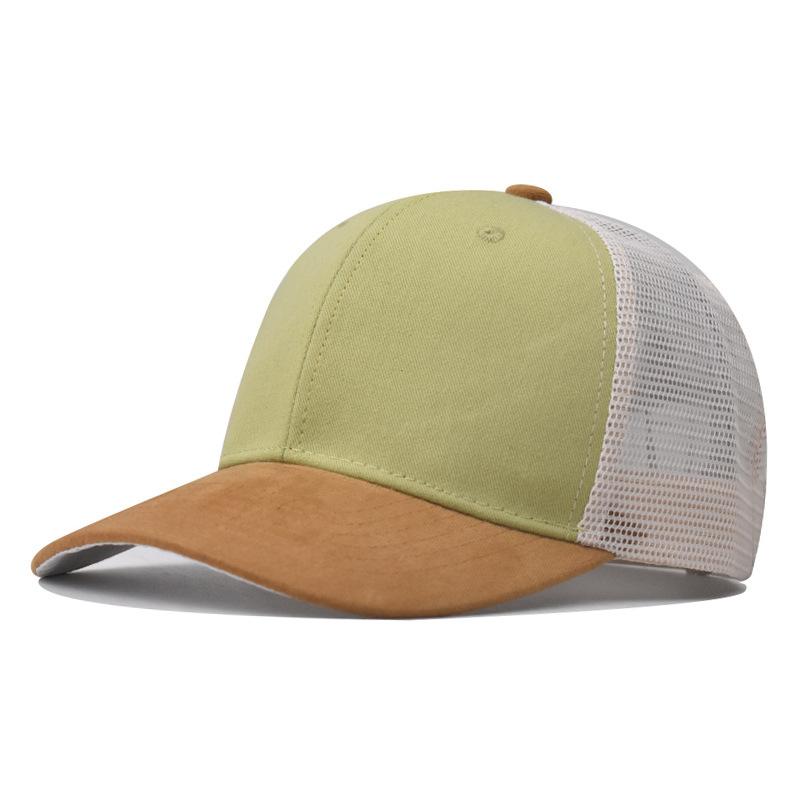 Baseball Cap Adult Net Cap Shallow Curved Eaves Hat Unisex Summer Hat Breathable Hat Shade Spring Autumn Cap Hip Hop Fitted Cap