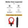 For Toyota GR Supra MK5 A90 2019-2024 Aluminum Alloy Red Car Forward Trailer Hook Tow Ring Bumper Tow Hook Trim Car Accessories