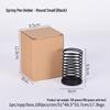 Iron Wire Decompression Pen Holder - Retractable Metal Spring Round Office Organizer