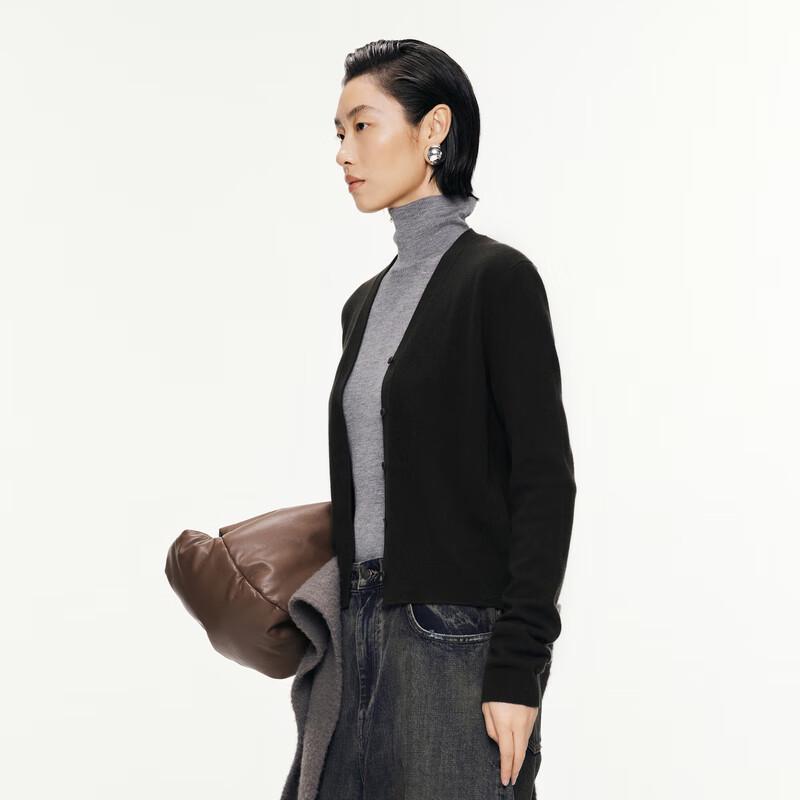 JNBY Women's Slim Fit V-Neck Cashmere Knit Sweater