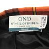 O’Neil of Dublin Checked long quilted skirt skirt 40 OrangeUsed