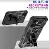 For iPhone 17 Phone Case Kickstand Drop Protection PC+TPU Back Cover