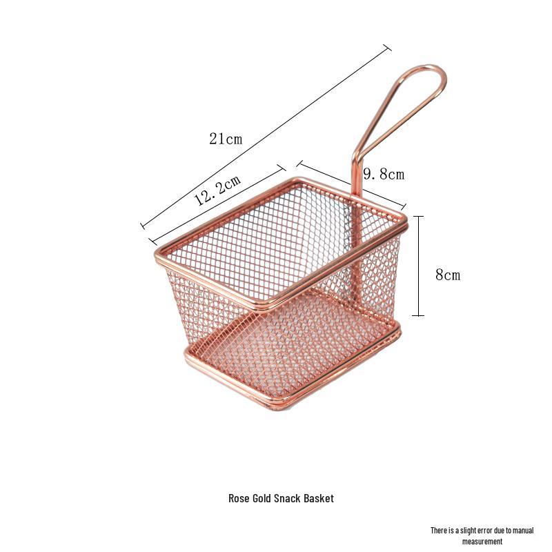 Stainless Steel Blue Fried Snack & Dipping Sauce Dish Set - Artistic Concept for Restaurants and Clubs