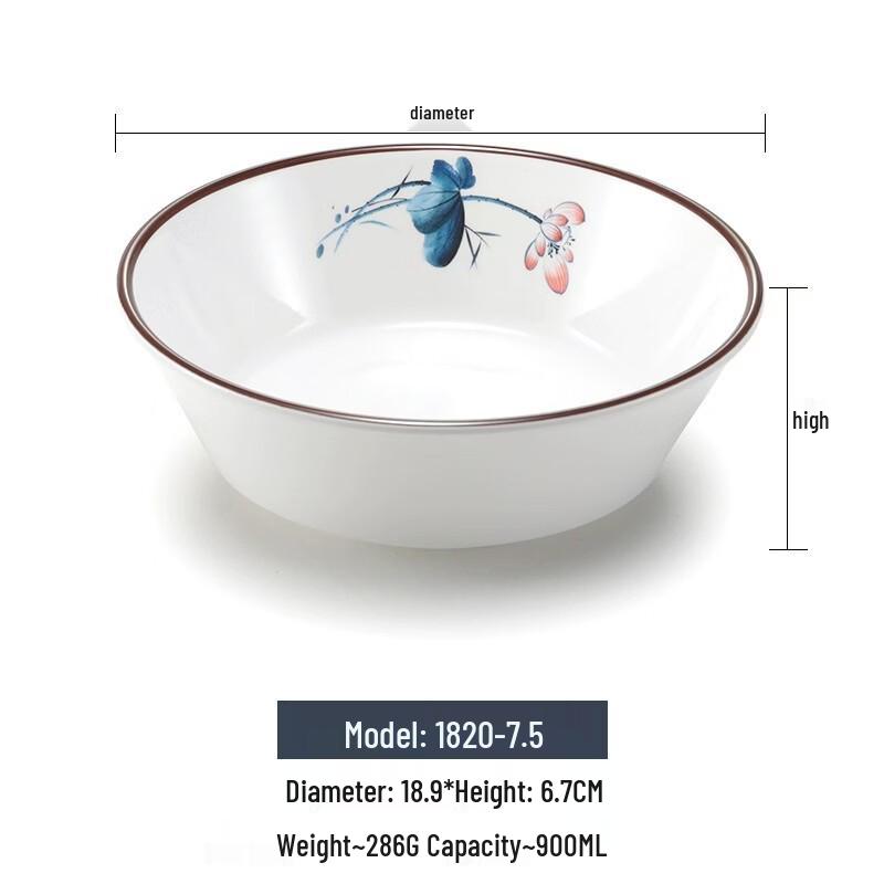 BoZhen Craftsman Melamine Noodle Bowl