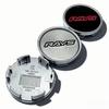 4 szt. Emblemat z logo Rays Racing Nakładki na środek kół samochodowych 58 MM Klipsy 58 MM Obręcz Nakładki na piasty Osłona przeciwpyłowa Koła Nakładka na piastę Wymiana Akcesoria samochodowe