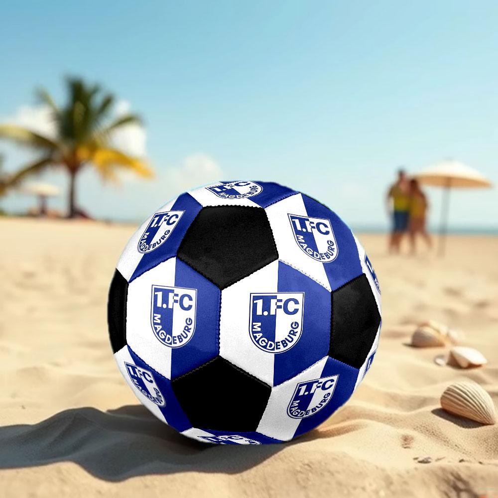 1 pz 1 FC Magdeburg Pallone da Calcio Taglia 5 Pallone da Calcetto Indoor alla Moda Colorato Gioco in Cortile - Ottimo Regalo per Appassionati di Sport HE1
