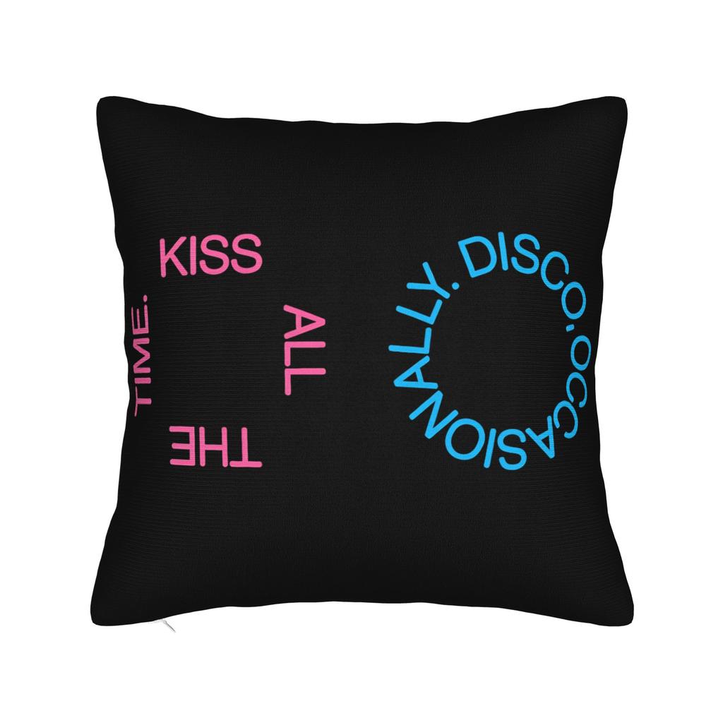 Kiss All the Time Pillowcases Harrys Styles New Album Funny Pillow Case For Wedding Party Home Decor Square Pillow Cover