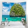 1Pcs Tapestry Living Room Bedroom Background Decor Simple Bedroom Decor Psychedelic Tapestry Bohemian Tapestry Nordic Tropical B