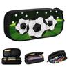 Soccer Football Pencil Case Fun Balls Sports Pen Holder Pencil Bags Large Storage Office Gift Pencilcases