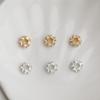 14K Gold Plated Zirconium Star Spacer Bead Necklace DIY Jewelry Accessory