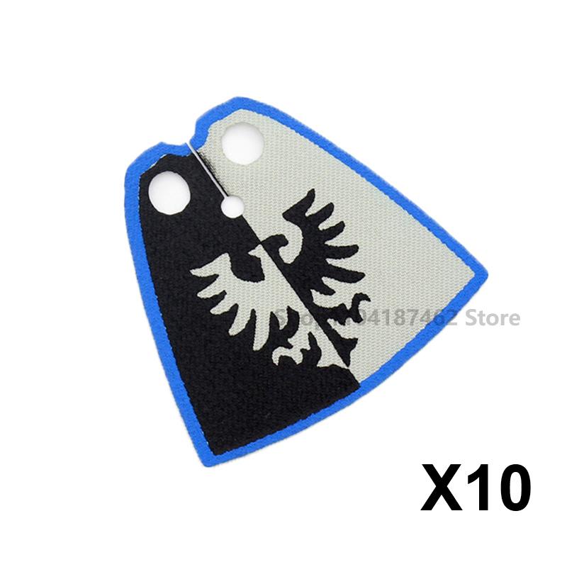 Medieval Roman Knight Legion Building Block Castle Green Dragon Forest Wolf War Horse Dragon Lion Shield Armor Cloak Brick Toys