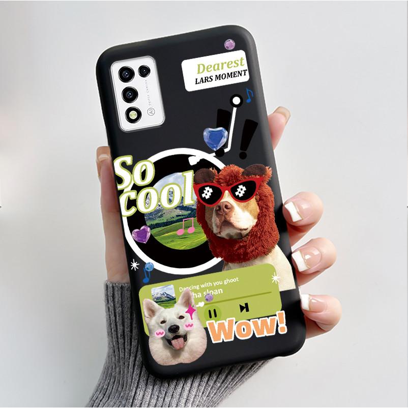 Phone Case For ZTE Libero 5G III A202ZT / Libero 5G II A103ZT Casing Fashion Butterfly Flower Black Soft TPU Case Silicone Cover