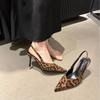 Fashion Sharp Pointed High-heeled Shoes for Women In Spring 2025 Paired with Skirts and Slim Heeled Sandals for a Stylish Look