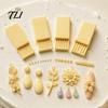 Mini Clay Mold 4Pcs/Set Gel Ball Makers, Polymer Rollers, 2mm 3mm 4mm 5mm Crafting Equipment Sphere Shaper Nail Art Bead Rollers for 3D Flowers,