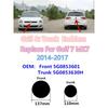 SUJFN1 GOLF 4 5 6 7 For VW VOLKSWAGEN 2026 New Key Case 2pcs Replacement Badge For Golf 7 Golf7 MK 7 2014 2015 2017 2016 Car Front Bonn