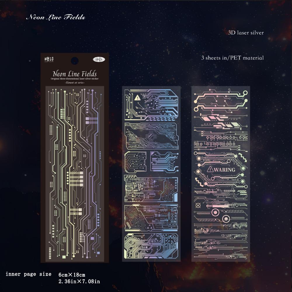 

PET sticker element set series versatile pattern material manual account DIY card sticker