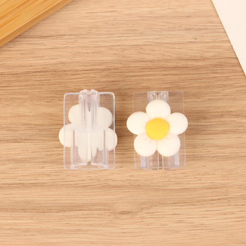 2 Stück Niedliche Cartoon-Blumen USB-Kabel Organizer Schutz Datenleitung Kabelaufwickler Handy-Ladekabel Abdeckung