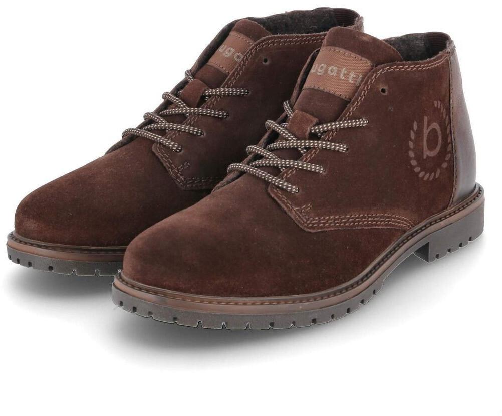 Коричневые замшевые ботинки Bugatti Barrack (321-AOJ30-1432)