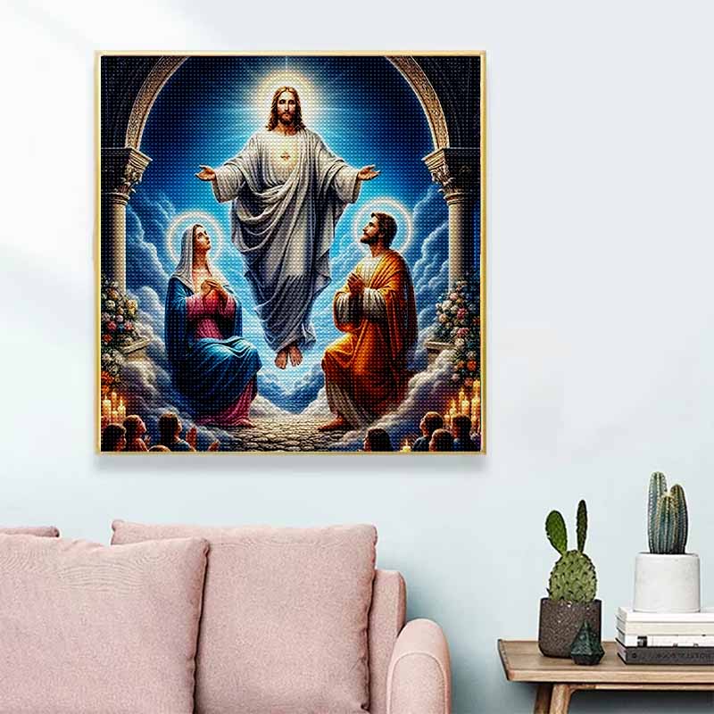 New Arrival 5D DIY Full Circle Diamond Painting "Religious" Embroidery Cross Stitch Home Decor Gift
