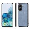 For Xiaomi Redmi Turbo 4 5G/Xiaomi Poco X7 Pro 5G Case Carbon Fiber Texture PU+PC+TPU Phone Back Cover