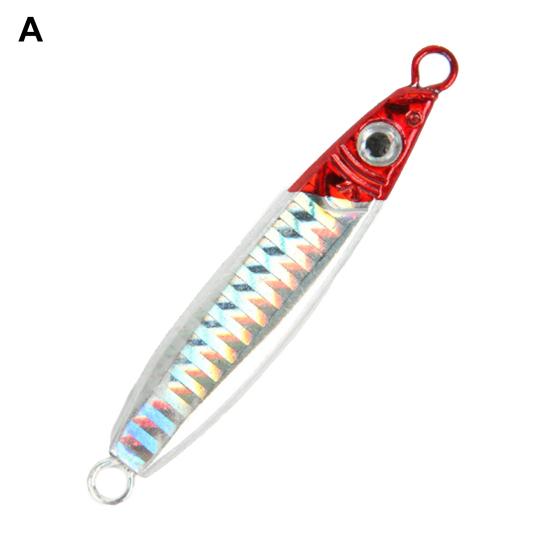 LETOYO 20g Metal Rust Resistant Fishing Lure Far Throwing Reflective Fishing Jigging Lure Fishing Supplies