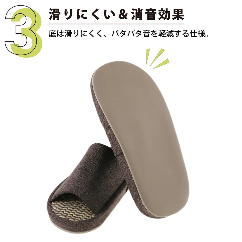 FASPROJECT Summer Igusa Slippers Comfortable Room Solid Cool for Men and (Men's L/Blue) Slippers, Color, Gentlemen, 31351-BL