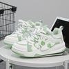 Famous brand men's shoes summer mesh breathable snake pattern student board shoes