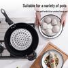 Stainless Steel Multi-Purpose Perforated Steaming Rack with Feet for Dumplings and Rice