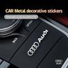 Metall-Emblem Auto Dekor Aufkleber Reflektierende Auto Scheibenwischer Aufkleber Für A4 B6 B8 B7 A6 C5 C6 C7 A3 A5 Q3 Q5 Q7