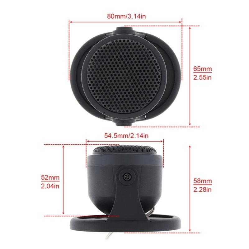 Pre-wired Car Audios Tweeter Universal High Efficiency Mini Dome Tweeter Loudspeaker 20W Loud Speaker