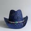 Straw Hat Women's Hat Cowboy New Western Cowboy Sun Hat Spring Knight Hat Men's Jazz Hat Summer Cowboy Hat Sombrero hombre