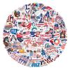 110 New Independence Day Graffiti Stickers Decorate Suitcase Water Cup Stickers
