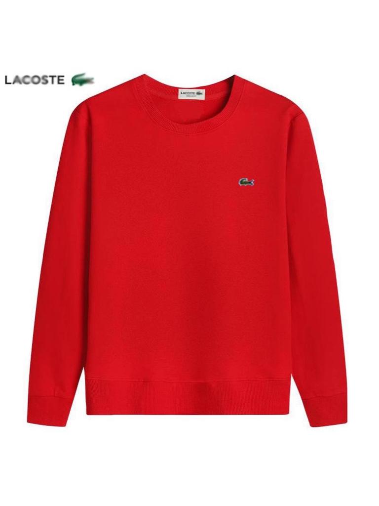 Unisex Kapuzenpullover aus reiner Baumwolle mit Rundhalsausschnitt, dünn, lange Ärmel - Frühling/Herbst Stil mit französischem Kleinfisch-Design