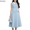 Women Sleeveless Vest Tops and Skirts Casual Two Piece Suit Sets