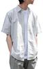 Urban Research Doors FORK SPOON Linen Washed Regular Collar Size 4 & Men's Shirt, DFA5-13V061, OFFxBLK,