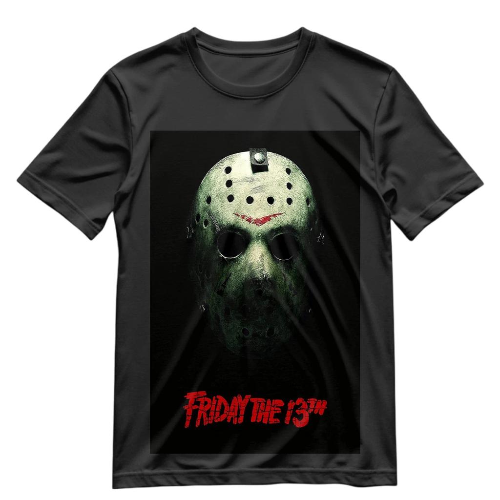 Friday the 13th T Shirt Jason Voorhees Hockey Mask Shirt S-3XL Jason Graphic Tee