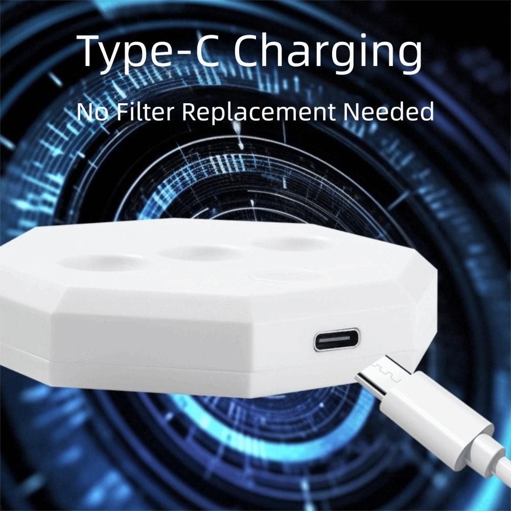 USB Rechargeable UV Toilet Sanitizer Hands-Free Portable Toilet Cleaner Travels