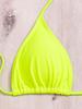 Women's European & American Push-Up Bikini Set: Sexy Drawstring Tie-Up Design