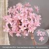 3-Head Small Lily Monet Artificial Flowers for DIY Wedding and Event Decoration
