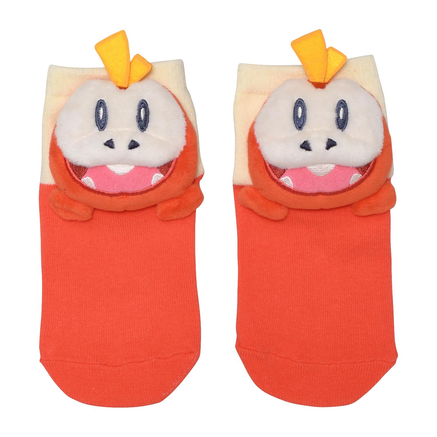 

[Pokemon] Official Pokemon Center Mascot Fuecoco Kids Socks (13-18cm)