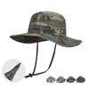 Outdoor Camouflage Foldable Bucket Hats For Women Men Summer New Mesh Sunhat Sunshade Visor Sport Climbing Fishing Hat Beach Cap